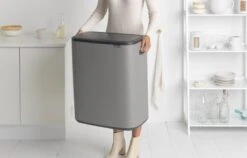 Brabantia Bo Touch Bin Prullenbak - 2 X 30 L - Mineral Concrete Grey -Thuis Opslag Winkel 1200x766 4