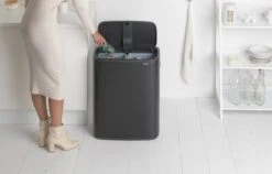 Brabantia Bo Touch Bin Prullenbak - 2 X 30 L - Matt Black -Thuis Opslag Winkel 1200x766 6