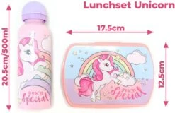 Broodtrommel + Drinkfles Unicorn | Lunchbox Voor Kinderen | Eenhoorn Roze LS03a 14 Broodtrommel + Drinkfles Unicorn | Lunchbox Voor Kinderen | Eenhoorn Roze LS03a -Thuis Opslag Winkel 1200x777