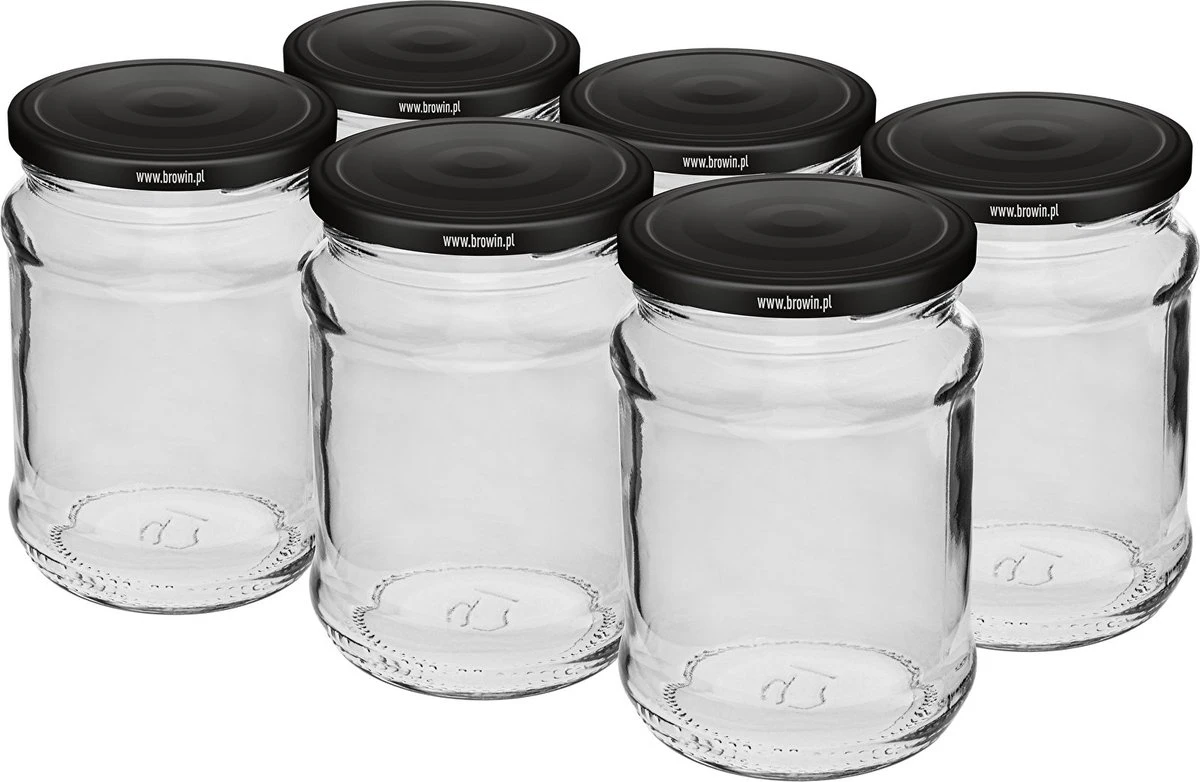 Puurmaken Glazen Potjes 250ml 6 Stuks Met Twist-off Deksel 1 Puurmaken Glazen Potjes 250ml 6 Stuks Met Twist-off Deksel