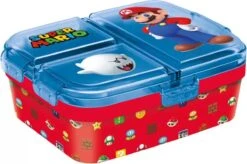 Stor Lunchbox Super Mario 18,5 X 15 Cm Polypropyleen Blauw/rood -Thuis Opslag Winkel 1200x797