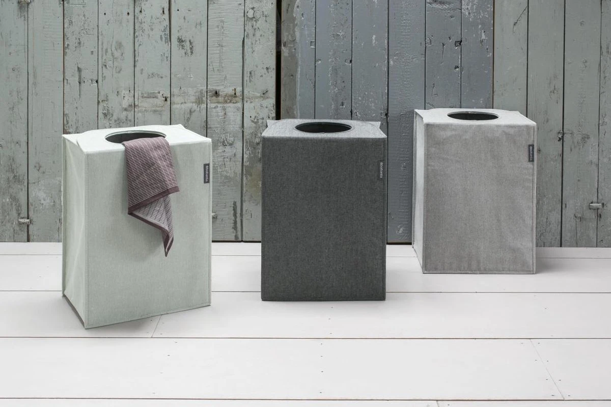 Brabantia Wasmand Met Deksel - 55 L - Pepper Black 8 Brabantia Wasmand Met Deksel - 55 L - Pepper Black - Afbeelding 8