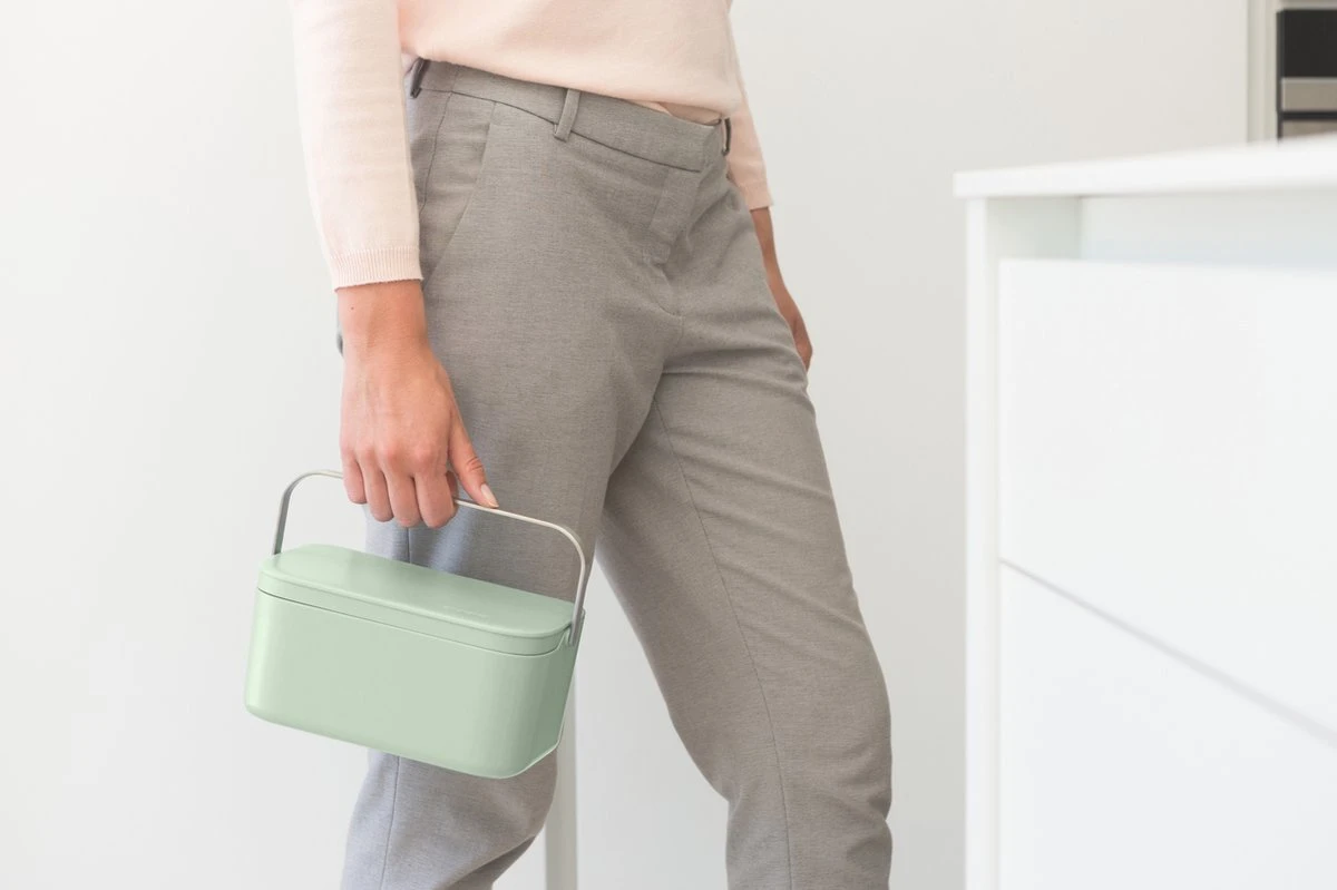 Brabantia SinkSide Afvalbakje Aanrecht - 1,8 Liter - Jade Green 5 Brabantia SinkSide Afvalbakje Aanrecht - 1,8 Liter - Jade Green - Afbeelding 5