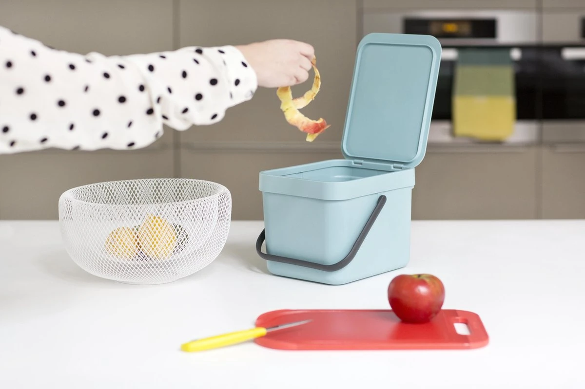 Brabantia Sort & Go Prullenbak - 6 L - Mint 5 Brabantia Sort & Go Prullenbak - 6 L - Mint - Afbeelding 5