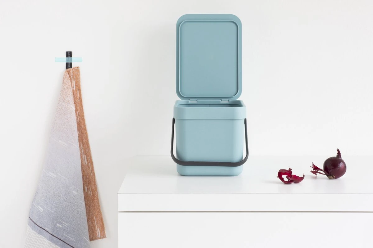 Brabantia Sort & Go Prullenbak - 6 L - Mint 6 Brabantia Sort & Go Prullenbak - 6 L - Mint - Afbeelding 6