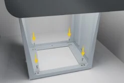 Hailo 0310-300 EcoLine Design Trio L Inbouwafvalemmer 3x10L Met 3 Compartimenten Zwart -Thuis Opslag Winkel 1200x800 133