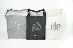 Sens Design Prullenbak Afvalscheiding 3 Vakken – Recycling Prullenmand