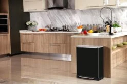 EKO E-Cube Prullenbak - 28+18 L - Zwart -Thuis Opslag Winkel 1200x800 136