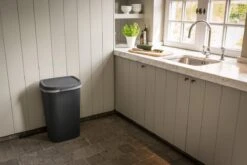 Curver Mistral Flat Prullenbak - 50L - Antraciet -Thuis Opslag Winkel 1200x800 72