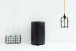 Brabantia NewIcon Prullenbak - 20 L - Matt Black -Thuis Opslag Winkel 1200x800 83