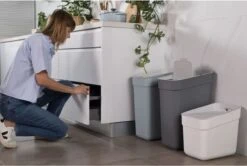 Curver Ready To Collect Prullenbak 30L - Blauw/Lichtgrijs -Thuis Opslag Winkel 1200x807