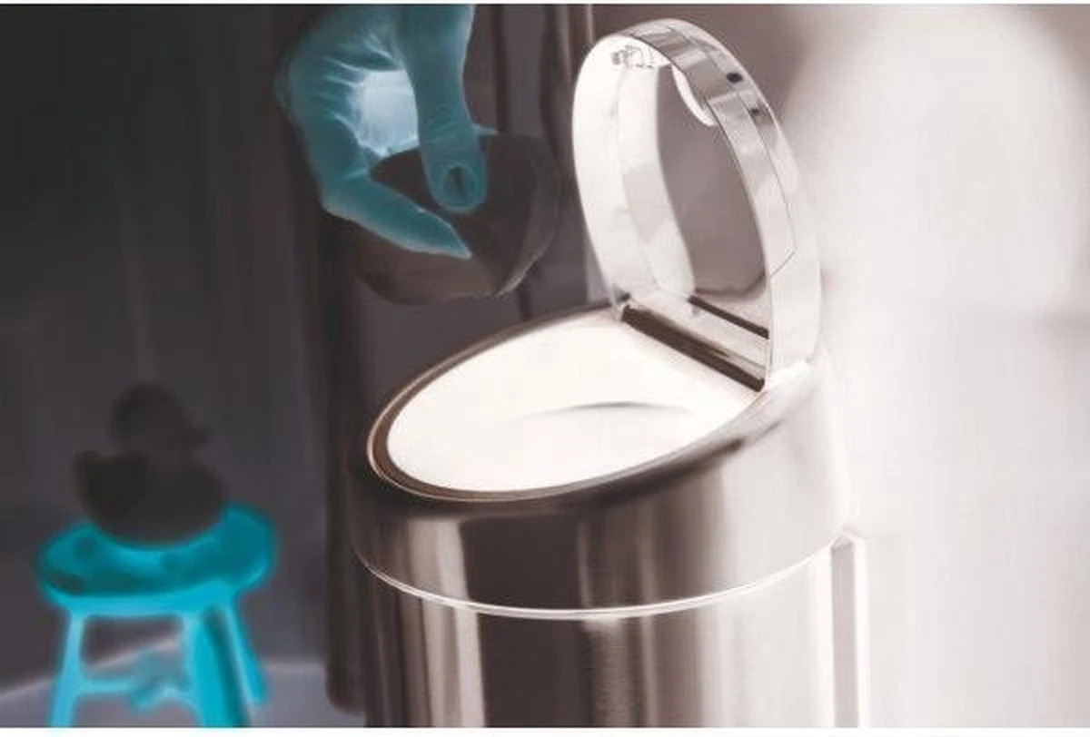 Brabantia Touch Bin Prullenbak - 3 L - Matt Steel 6 Brabantia Touch Bin Prullenbak - 3 L - Matt Steel - Afbeelding 6