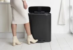 Brabantia Bo Prullenbak - 60 L - Matt Black 16 Brabantia Bo Prullenbak - 60 L - Matt Black -Thuis Opslag Winkel 1200x828 9