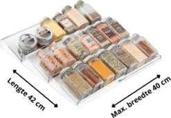 Merkloos Kruidenrek Voor In Lade - Kunststof - 2 Delig - Kleine Beschadiging 6 Merkloos Kruidenrek Voor In Lade - Kunststof - 2 Delig - Kleine Beschadiging -Thuis Opslag Winkel 1200x831