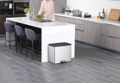 EKO Essential Recycling Prullenbak - 3x 9 L - Mat RVS 14 EKO Essential Recycling Prullenbak - 3x 9 L - Mat RVS -Thuis Opslag Winkel 1200x833 2