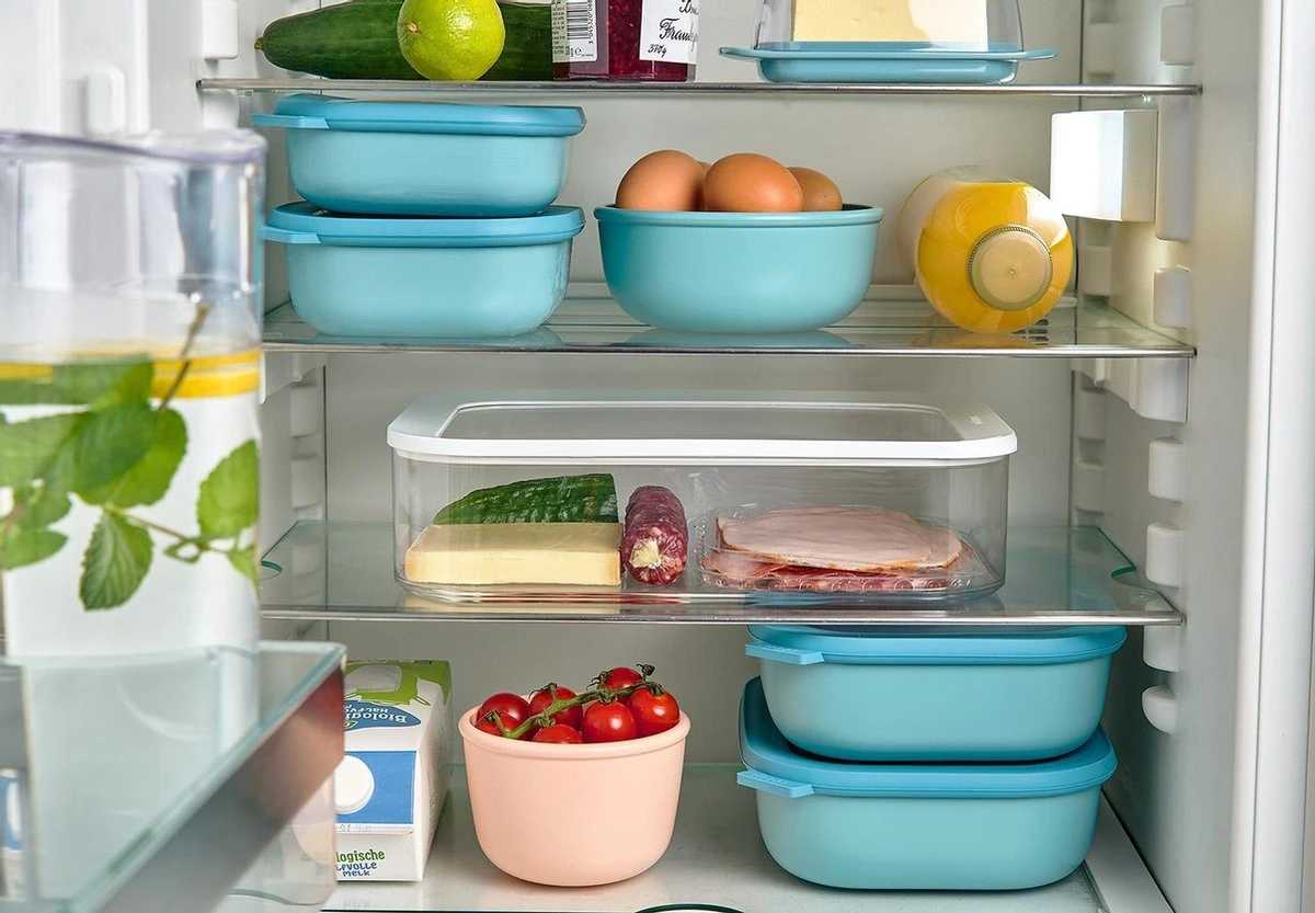 Mepal - Multikom Cirqula Rechthoekig 3-delige Set (500+1000+2000) - Mag In De Vriezer, Magnetron En Vaatwasser – Nordic White – Meal Prep Bakjes - Bewaardozen Met Deksel 11 Mepal - Multikom Cirqula Rechthoekig 3-delige Set (500+1000+2000) - Mag In De Vriezer, Magnetron En Vaatwasser – Nordic White – Meal Prep Bakjes - Bewaardozen Met Deksel - Afbeelding 11