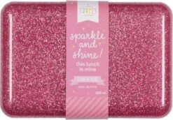 Lunch Box: Glitter - Roze | A Little Lovely Company -Thuis Opslag Winkel 1200x835