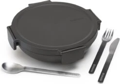 Brabantia Make & Take Lunchkom - 1 L - Kunststof - Dark Grey -Thuis Opslag Winkel 1200x839 1