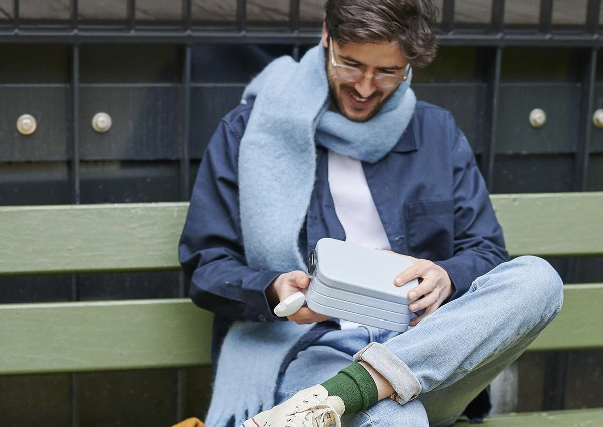 Mepal - Lunchbox Take A Break Midi – Geschikt Voor 4 Boterhammen – Nordic Blue – Lunchbox Voor Volwassenen 5 Mepal - Lunchbox Take A Break Midi – Geschikt Voor 4 Boterhammen – Nordic Blue – Lunchbox Voor Volwassenen - Afbeelding 5