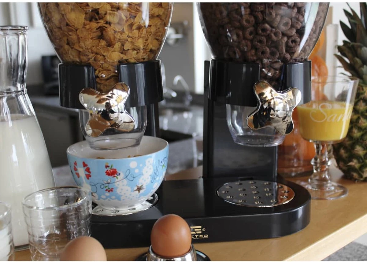 United Entertainment - Cornflakes Dispenser - 2 Dispensers - 42 X 33 X 20 Cm - Zwart 7 United Entertainment - Cornflakes Dispenser - 2 Dispensers - 42 X 33 X 20 Cm - Zwart - Afbeelding 7