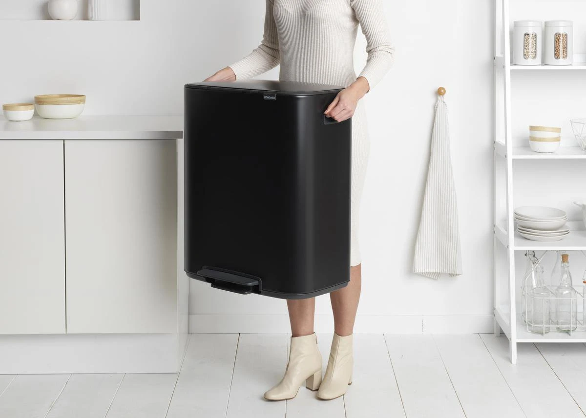 Brabantia Bo Prullenbak - 60 L - Matt Black 6 Brabantia Bo Prullenbak - 60 L - Matt Black - Afbeelding 6