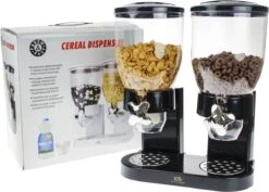 United Entertainment - Cornflakes Dispenser - 2 Dispensers - 42 X 33 X 20 Cm - Zwart 22 United Entertainment - Cornflakes Dispenser - 2 Dispensers - 42 X 33 X 20 Cm - Zwart -Thuis Opslag Winkel 1200x859 4