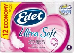 Edet Toiletpapier Ultra Soft 4 Laags 12 Rollen
