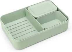 Brabantia Make & Take Bento Lunchbox Incl Bentobox- Large - Kunststof - Jade Green -Thuis Opslag Winkel 1200x867 1
