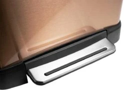 Homra Koniq Prullenbak Met Pedaal - 50 Liter - RVS - Pedaalemmer - Automatisch Lucht Filter - Odor Control - 50L Capaciteit - Soft Close Deksel - Afvalemmer - Design - Hygiënisch - Koper -Thuis Opslag Winkel 1200x875 1