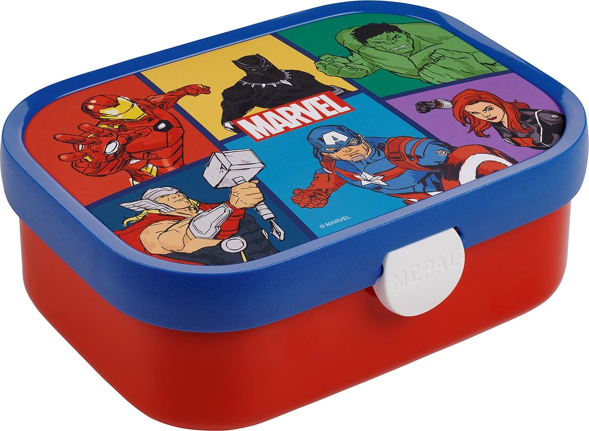 Mepal – Lunchset Campus (sb + Lb) – Schoolbeker En Broodtrommel Voor Kinderen – Avengers – Bento Box - Lekvrij 2 Mepal – Lunchset Campus (sb + Lb) – Schoolbeker En Broodtrommel Voor Kinderen – Avengers – Bento Box - Lekvrij - Afbeelding 2