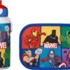 Mepal – Lunchset Campus (pu + Lb) – Pop-up Drinkfles En Broodtrommel Voor Kinderen – Avengers – Bento Box – Lekvrij