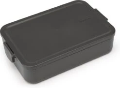 Brabantia Make & Take Bento Lunchbox Incl Bentobox - Large - Kunststof - Dark Grey -Thuis Opslag Winkel 1200x886 1