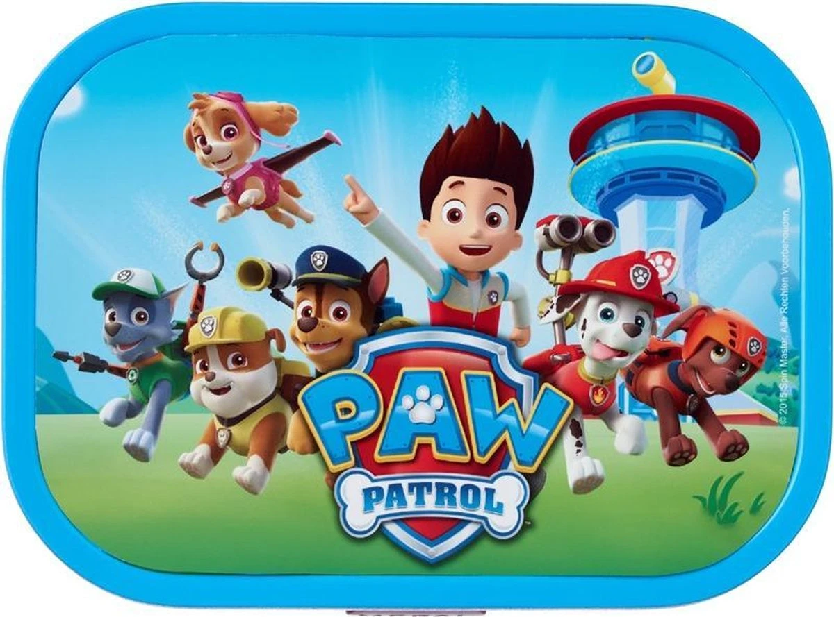 Rosti Mepal - PAW Patrol Broodtrommel - 176 X 130 X 60 Mm - Blauw 1 Rosti Mepal - PAW Patrol Broodtrommel - 176 X 130 X 60 Mm - Blauw