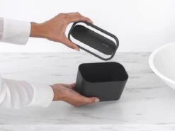 Brabantia MindSet Badkamer Afvalbakje - Dark Grey -Thuis Opslag Winkel 1200x898 6