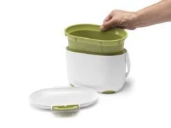 Prullenbak - Compost Caddy-GFT Afvalbakje - Losse Binnenemmer - Wit/Groen -Thuis Opslag Winkel 1200x900 102