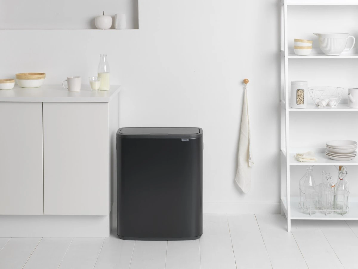Brabantia Bo Touch Bin Prullenbak - 60 L - Matt Black 6 Brabantia Bo Touch Bin Prullenbak - 60 L - Matt Black - Afbeelding 6