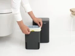 Brabantia Bo Prullenbak - 4 L - Matt Black -Thuis Opslag Winkel 1200x900 136