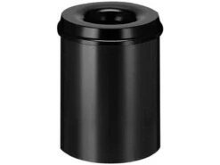 V-part Vlamdovende Prullenbak/papierbak - 15L - Zwart -Thuis Opslag Winkel 1200x900 142