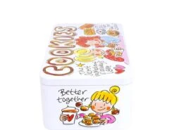 Blond Amsterdam Even Bijkletsen Koektrommel - Blik - 11x20 Cm 8 Blond Amsterdam Even Bijkletsen Koektrommel - Blik - 11x20 Cm -Thuis Opslag Winkel 1200x900 24