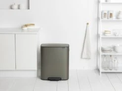 Brabantia Bo Prullenbak - 60 L - Platinum -Thuis Opslag Winkel 1200x900 69