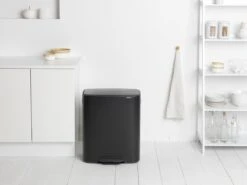 Brabantia Bo Prullenbak - 60 L - Met 80 Vuilniszakken - Matt Black -Thuis Opslag Winkel 1200x900 75