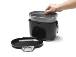 Compost Caddy GFT Afvalbakje Met Losse Binnenemmer - 3 L - Zwart / Grijs -Thuis Opslag Winkel 1200x900 95