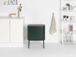 Brabantia Afvalemmer Bo Touch Bin Pine Green, 11 + 23 L -Thuis Opslag Winkel 1200x901 5