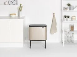 Brabantia Afvalemmer Bo Touch Bin Champagnekleur, 11 + 23 L -Thuis Opslag Winkel 1200x901 6