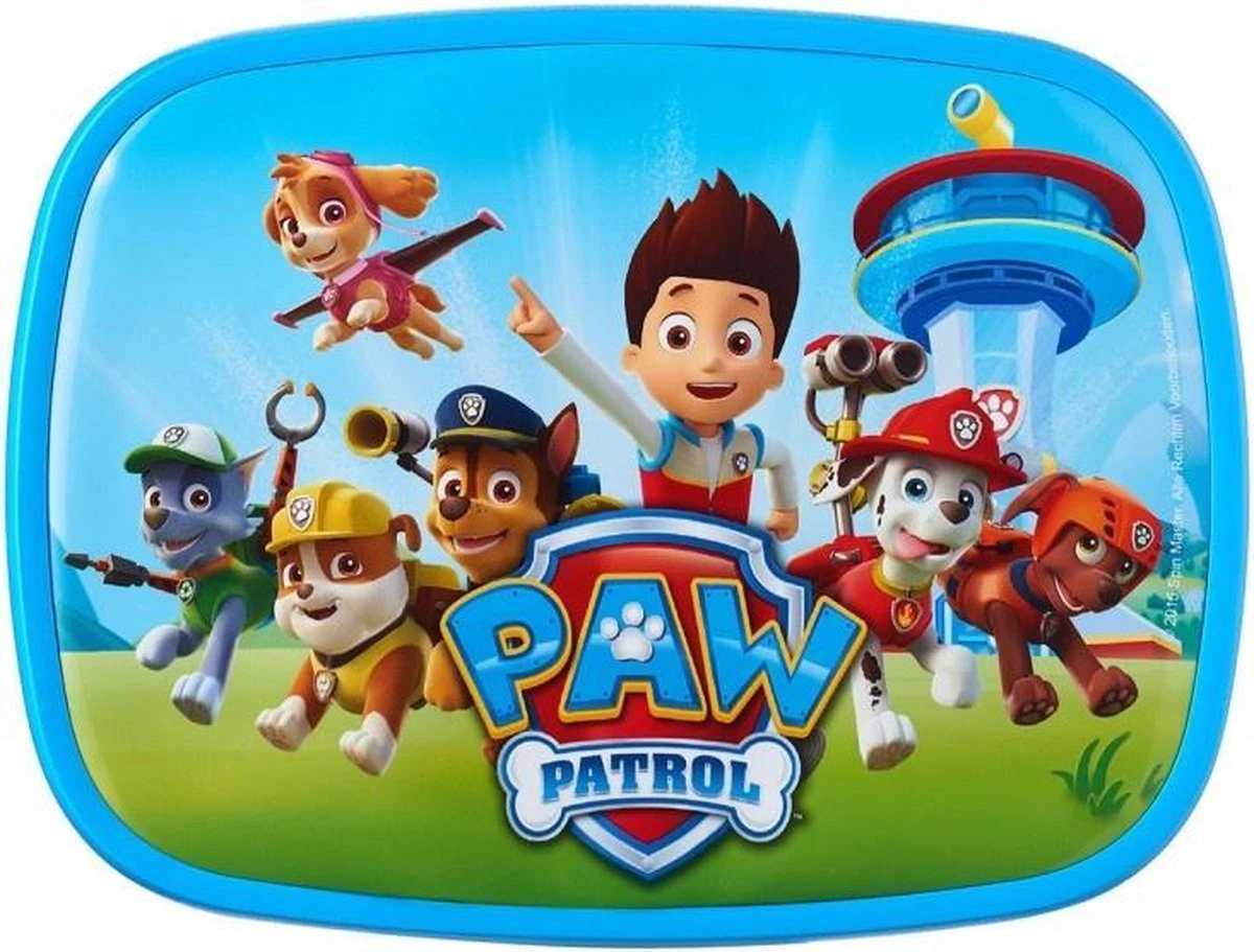 Rosti Mepal - PAW Patrol Broodtrommel - 176 X 130 X 60 Mm - Blauw 5 Rosti Mepal - PAW Patrol Broodtrommel - 176 X 130 X 60 Mm - Blauw - Afbeelding 5
