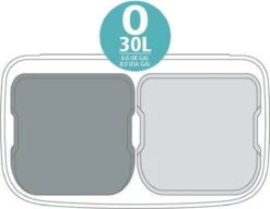 Brabantia Bo Touch Bin Prullenbak - 2 X 30 L - Metallic Mint -Thuis Opslag Winkel 1200x935 2
