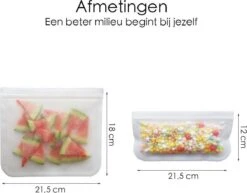 Merkloos Siliconen Vershoudzakken - 10 Stuks - Diepvrieszakken - Lekvrij - Boterhamzak Herbruikbaar - Bewaarzakjes - Duurzaam - Hersluitbaar 15 Merkloos Siliconen Vershoudzakken - 10 Stuks - Diepvrieszakken - Lekvrij - Boterhamzak Herbruikbaar - Bewaarzakjes - Duurzaam - Hersluitbaar -Thuis Opslag Winkel 1200x938 1