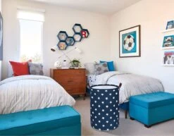 MAESON Wasmand Met Deksel - Opvouwbaar - Waterdicht - 72 L - Opbergmand Kinderkamer - Blauw -Thuis Opslag Winkel 1200x938 2