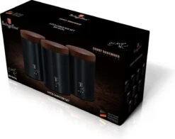 Berlinger Haus 6454 - Opslag Blikken - Suiker - Thee - Koffie - Ebony Collection -Thuis Opslag Winkel 1200x951 3