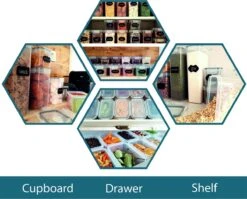 Empyrea Set Van 24 Luchtdichte Vershouddozen, Voorraad Bussen Opslag En Organisatie, Keuken En Voedselcontainer, Voorraadpotten Van Kunststof, BPA-vrij, 72 Etiketten, 3 Markers En 8 Lepels Meegeleverd | Keuken Organizer Voorraadcontainers 8 Empyrea Set Van 24 Luchtdichte Vershouddozen, Voorraad Bussen Opslag En Organisatie, Keuken En Voedselcontainer, Voorraadpotten Van Kunststof, BPA-vrij, 72 Etiketten, 3 Markers En 8 Lepels Meegeleverd | Keuken Organizer Voorraadcontainers -Thuis Opslag Winkel 1200x966